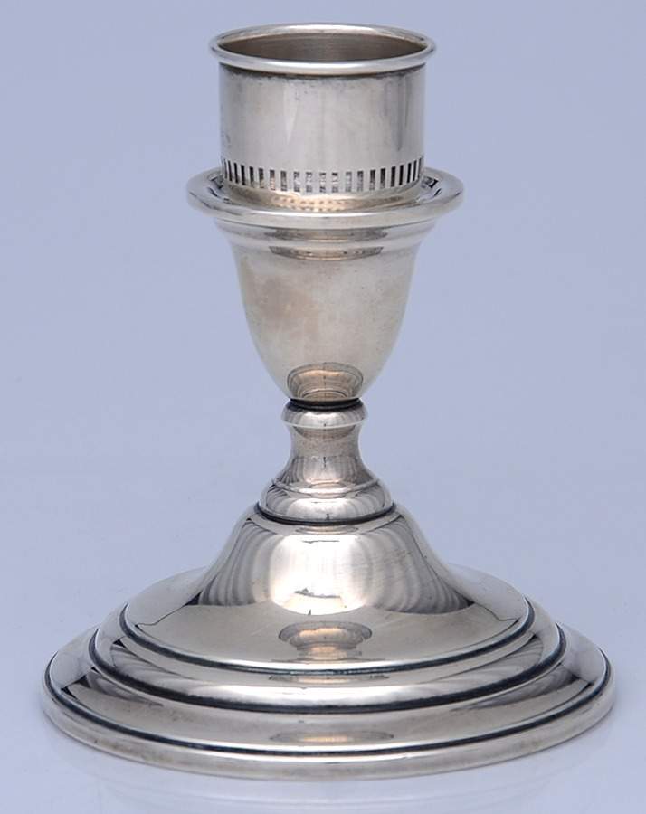 Lord Saybrook (Sterling, Hollowware) Weighted Hurricane Lamp Base by International Silver-1