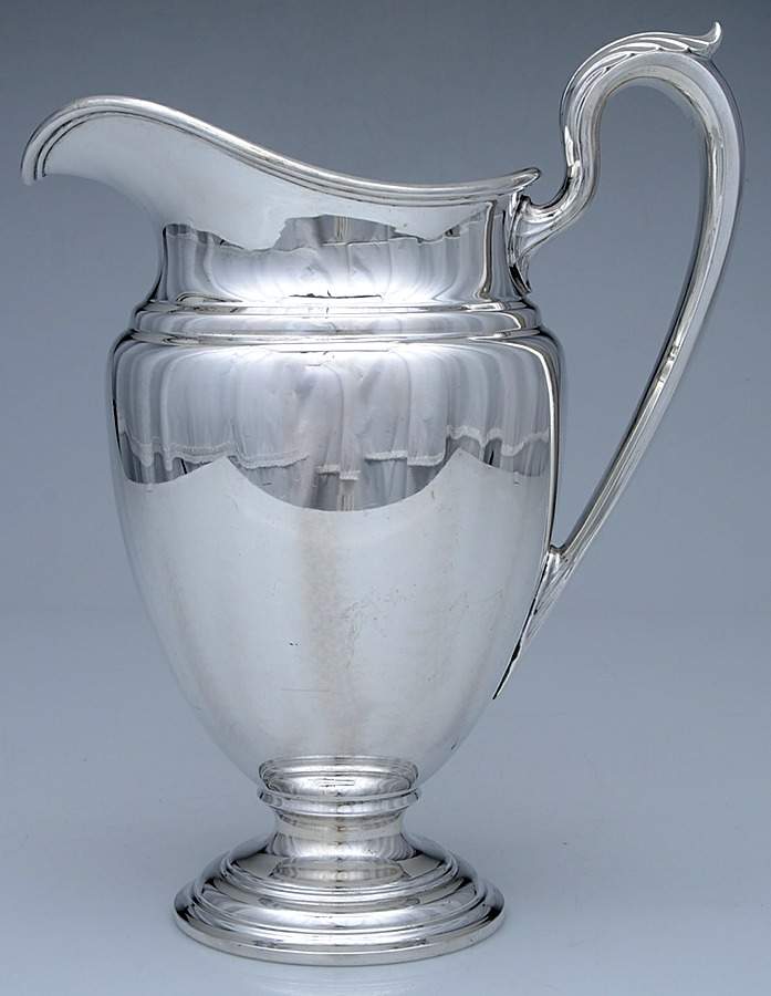Lord Saybrook (Sterling, Hollowware) 80 Oz Water Pitcher by International Silver-1