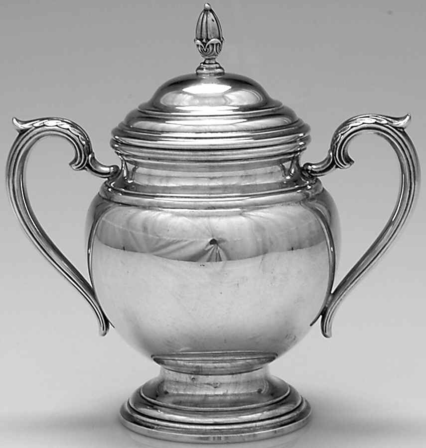 Lord Saybrook (Sterling, Hollowware) Sugar Bowl & Lid by International Silver-1