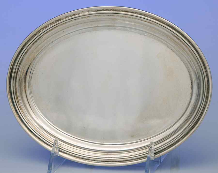 Lord Saybrook (Sterling, Hollowware) Tray for Sterling Creamer & Sugar Set by International Silver-1