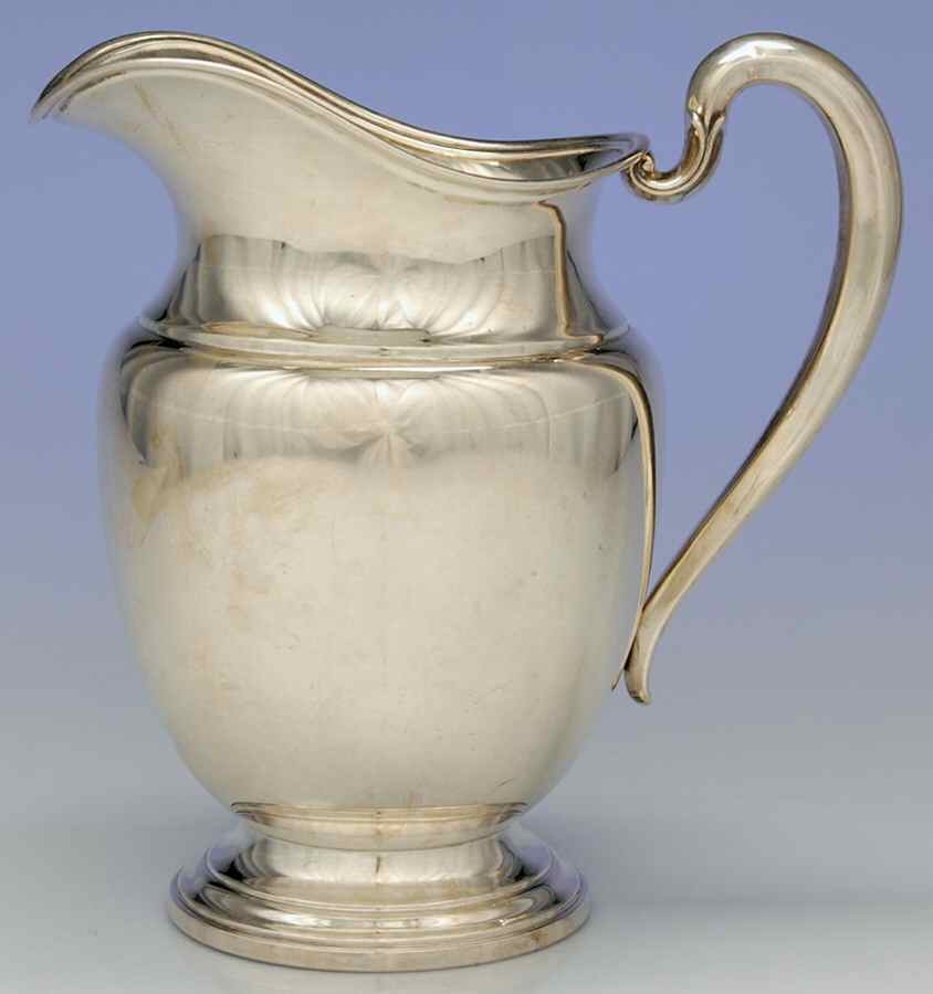 E102 (Sterling, Hollowware) Sterling Water Pitcher by International Silver-1