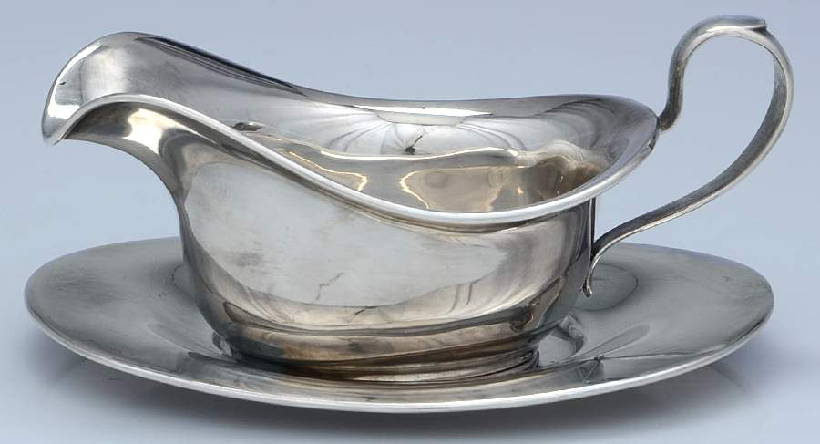 Lord Saybrook (Sterling, Hollowware) Sauce Boat & Underplate by International Silver-1