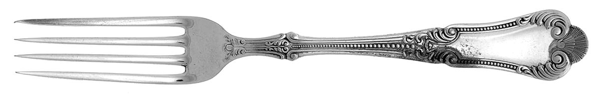 Lotus (Silverplate, 1895) Fork by International Silver-1
