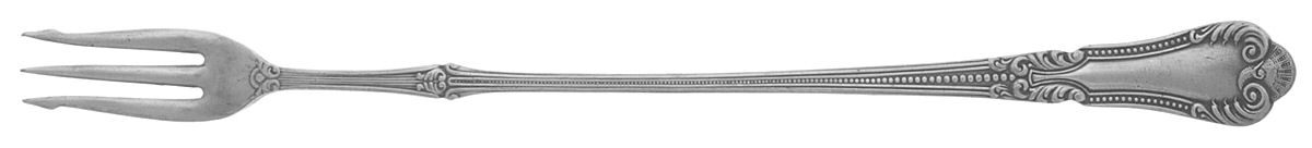 Lotus (Silverplate, 1895) Long Handle Pickle/Olive Fork by International Silver-1