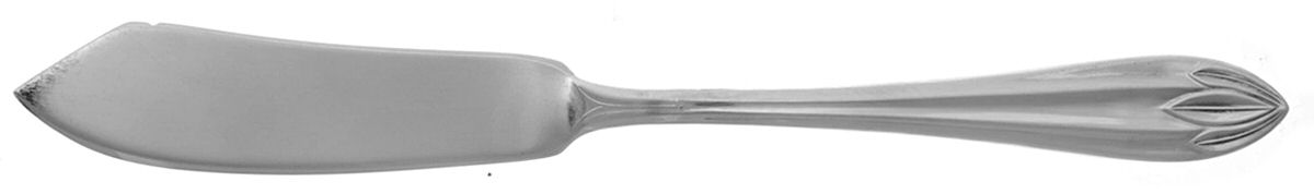 Lotus (Silverplate, 1993) Flat Handle Master Butter Knife by International Silver-1