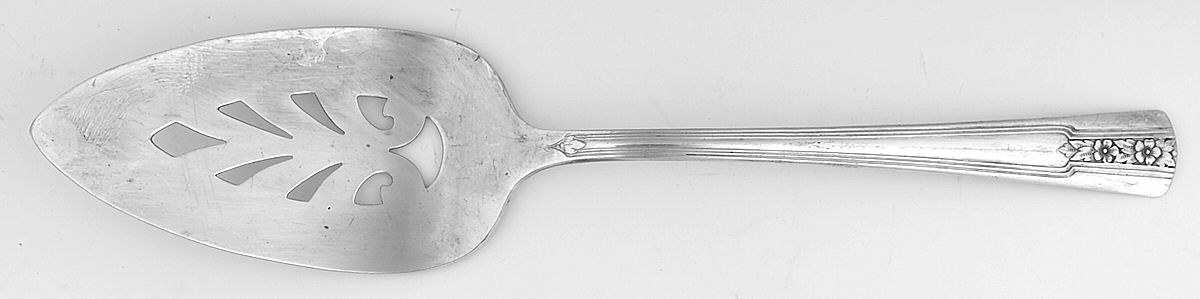 Louisiane (Silverplate) Solid Pierced Pie Server by International Silver-1