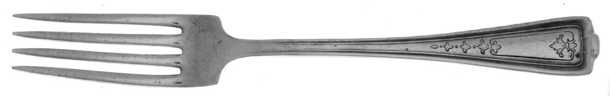 Louvain (Silverplate) Youth Fork by International Silver-1