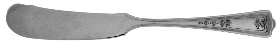 Louvain (Silverplate) Flat Handle Butter Spreader by International Silver-1