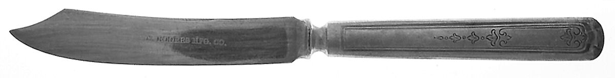 Louvain (Silverplate) Individual Solid Fruit Knife by International Silver-1
