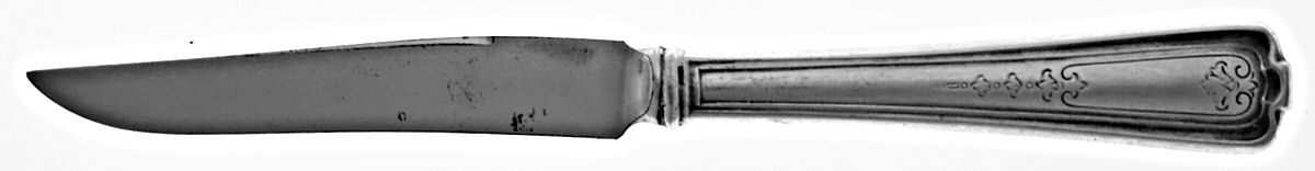 Louvain (Silverplate) Individual Solid Fruit Knife by International Silver-1