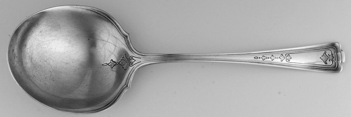 Louvain (Silverplate) Solid Smooth Casserole Spoon by International Silver-1