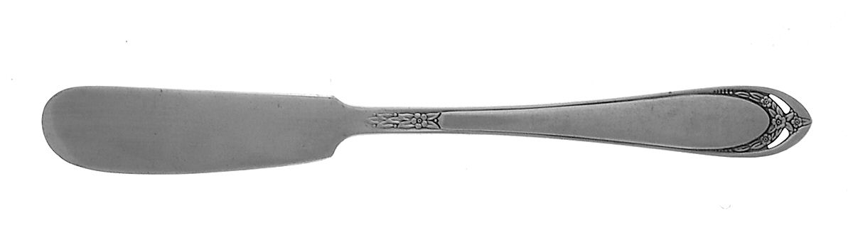Lovelace (Silverplate) Flat Handle Butter Spreader by International Silver-1