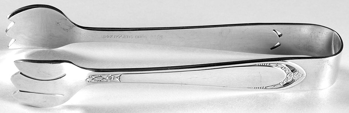 Lovelace (Silverplate) Sugar Tongs by International Silver-1