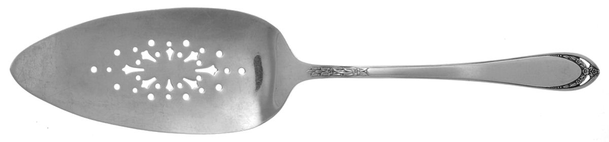 Lovelace (Silverplate) Solid Pierced Pie Server by International Silver-1
