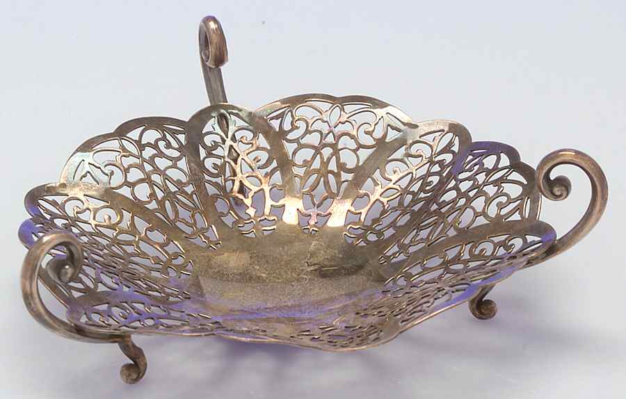 Lovelace (Silverplate, Hollowware) Plated Footed Bon Bon Bowl by International Silver-1