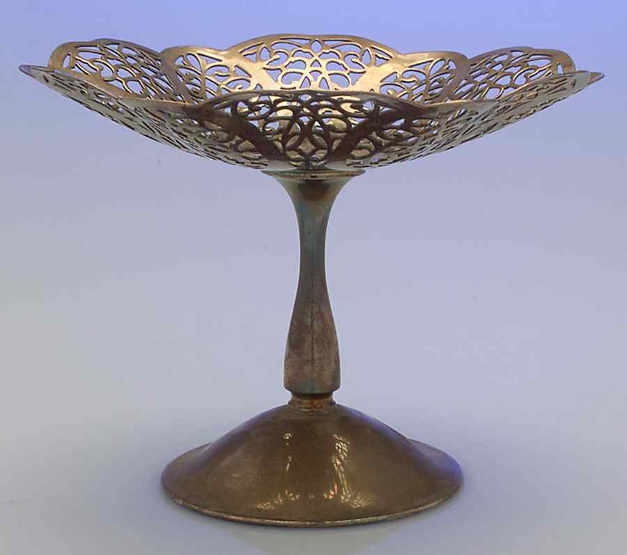 Lovelace (Silverplate, Hollowware) Round Compote (Height X Width) by International Silver-1