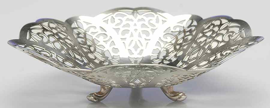 Lovelace (Silverplate, Hollowware) 6" Bon Bon Bowl by International Silver-1