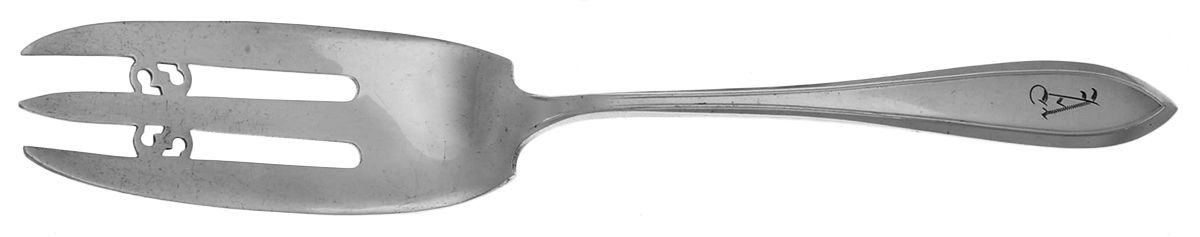 Lufberry (Silverplate, 1915) Cake Serving Fork by International Silver-1