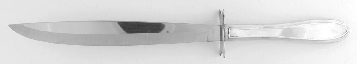 Lufberry (Silverplate, 1915) Large Stainless Blade Roast Carving Knife by International Silver-1