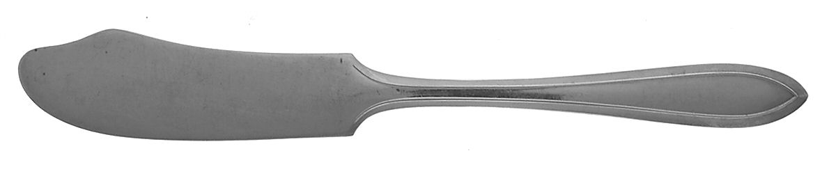 Lufberry (Silverplate, 1915) Flat Handle Butter Spreader by International Silver-1