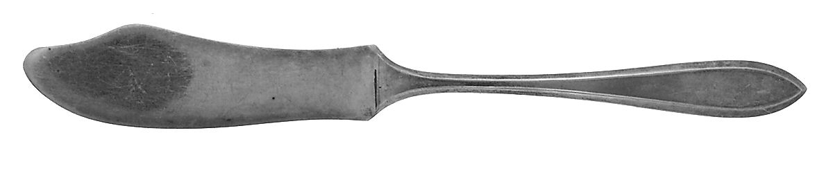 Lufberry (Silverplate, 1915) Flat Handle Master Butter Knife by International Silver-1