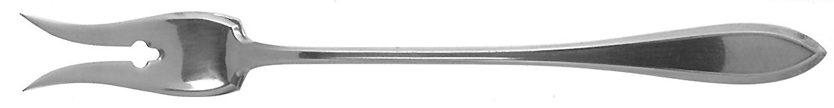 Lufberry (Silverplate, 1915) Short Handle Pickle/Olive Fork by International Silver-1