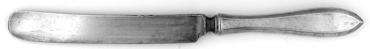 Lufberry (Silverplate, 1915) Old French Hollow Knife with Bolster by International Silver-1