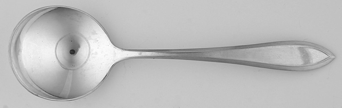 Lufberry (Silverplate, 1915) Round Bowl Soup Spoon (Bouillon) by International Silver-1