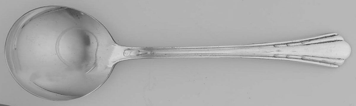 Lynbrook (Silverplate, 1937) Round Bowl Soup Spoon (Gumbo) by International Silver-1