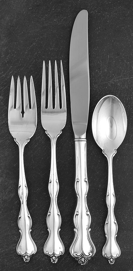 Mademoiselle (Sterling, 1964, No Monograms) 4 Piece Place Size Setting by International Silver-1