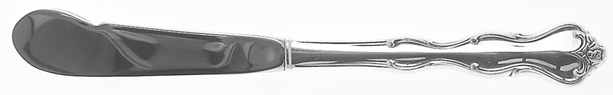 Mademoiselle (Sterling, 1964, No Monograms) Butter Spreader Hollow Hdl-Paddle/Stainless Blade by International Silver-1