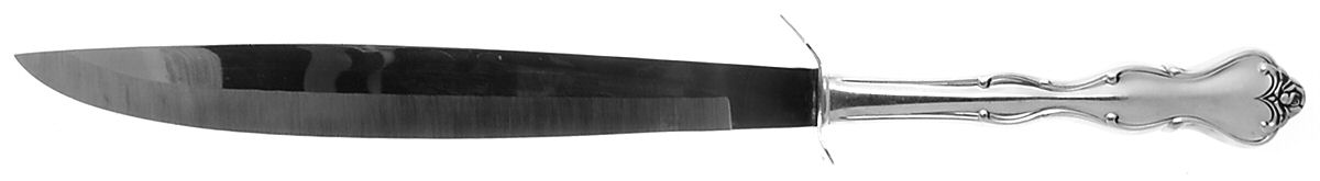 Mademoiselle (Sterling, 1964, No Monograms) Large Stainless Blade Roast Carving Knife by International Silver-1