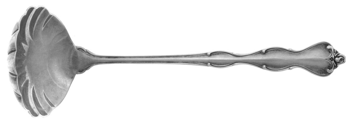 Mademoiselle (Sterling, 1964, No Monograms) Solid Piece Cream Ladle by International Silver-1