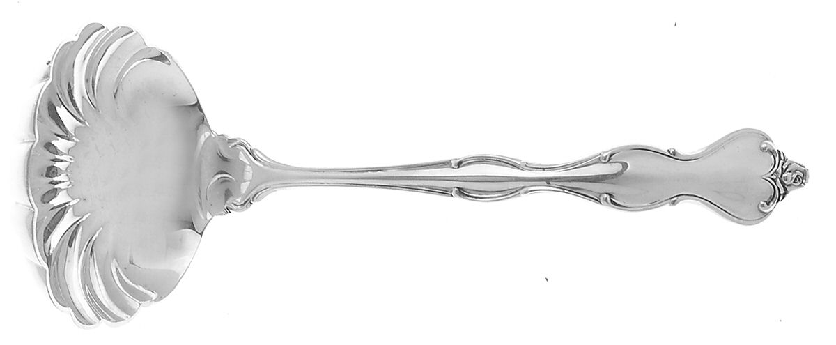 Mademoiselle (Sterling, 1964, No Monograms) Solid Gravy Ladle by International Silver-1