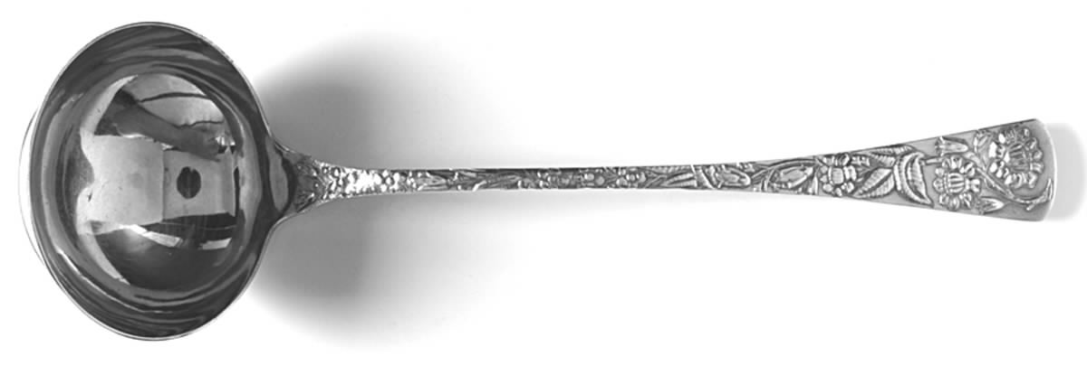 Magnolia (Silverplate, 1891) Solid Soup Ladle by International Silver-1