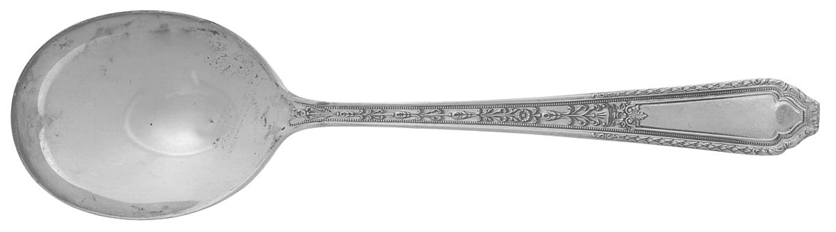 Maintenon (Sterling, 1933) Round Bowl Soup Spoon (Cream Soup) by International Silver-1