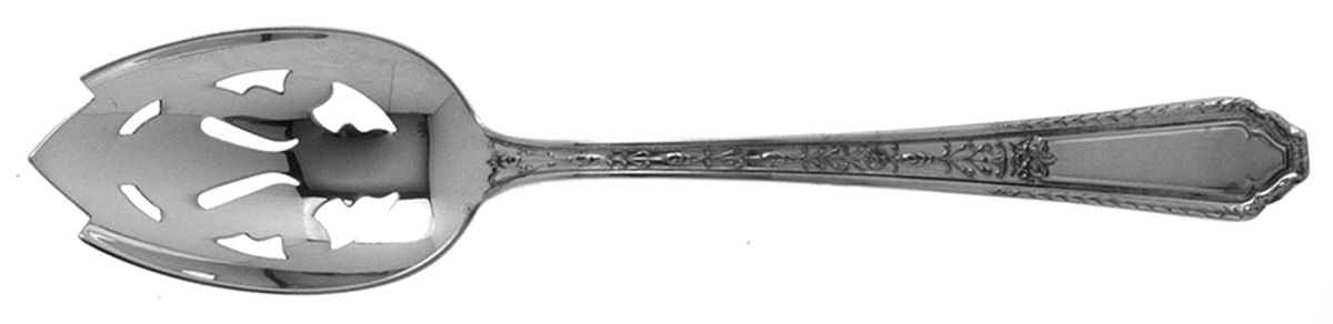 Maintenon (Sterling, 1933) Pierced Tablespoon (Serving Spoon) by International Silver-1
