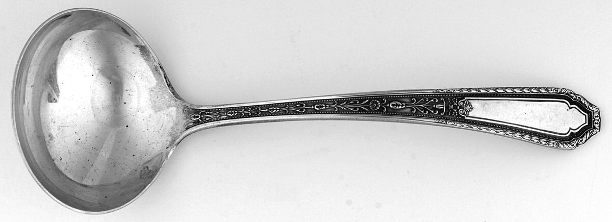 Maintenon (Sterling, 1933) Solid Gravy Ladle by International Silver-1