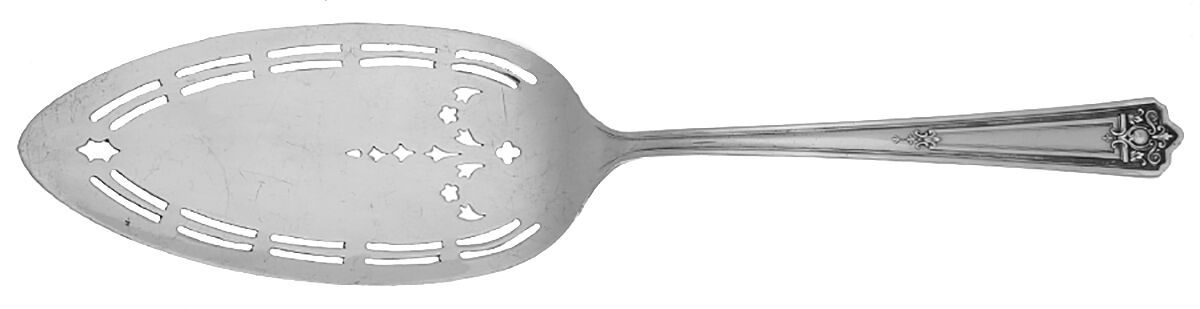 Majestic (Silverplate-1928) Solid Pierced Pie Server by International Silver-1