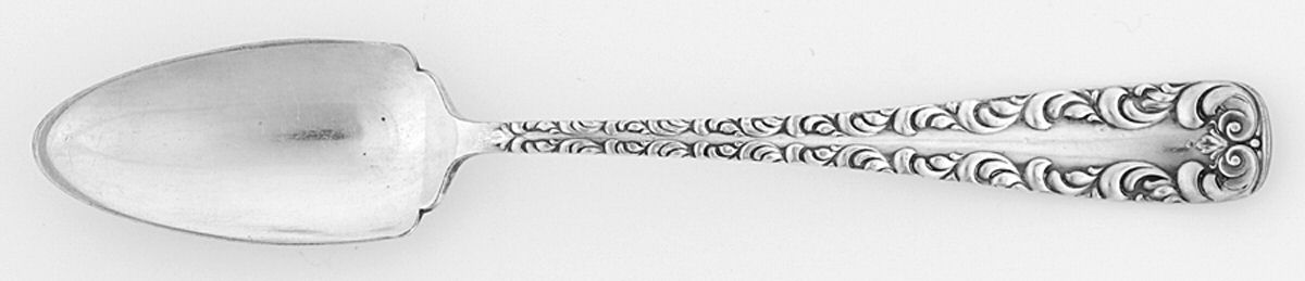 Majestic (Silverplate, 1893) Fruit/Orange Spoon by International Silver-1