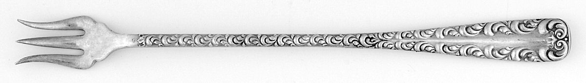 Majestic (Silverplate, 1893) Cocktail/Seafood Fork by International Silver-1