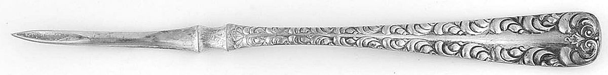 Majestic (Silverplate, 1893) Solid Nut Pick by International Silver-1
