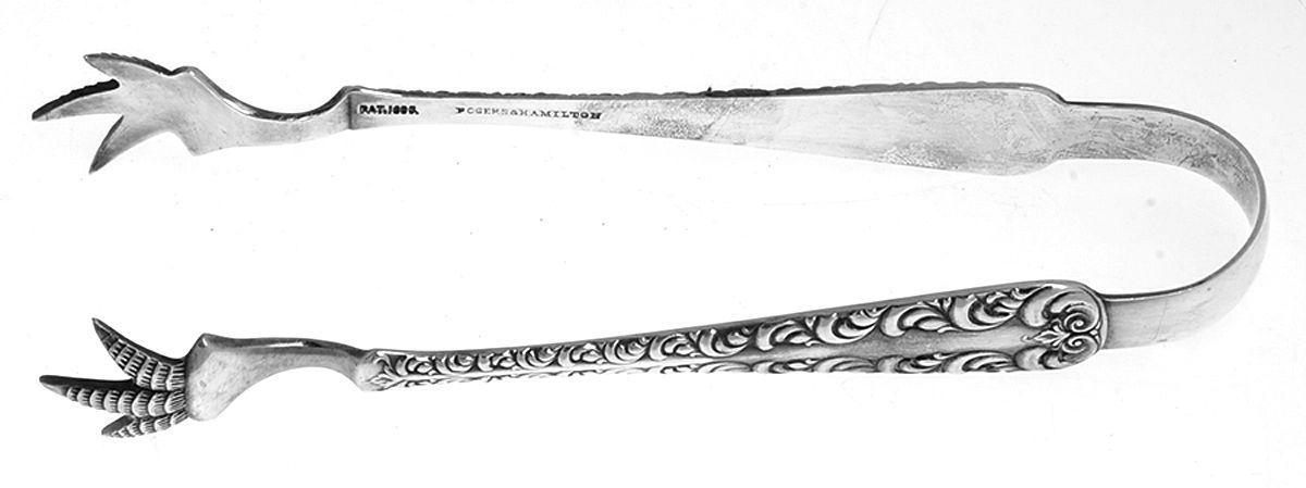 Majestic (Silverplate, 1893) Sugar Tongs by International Silver-1