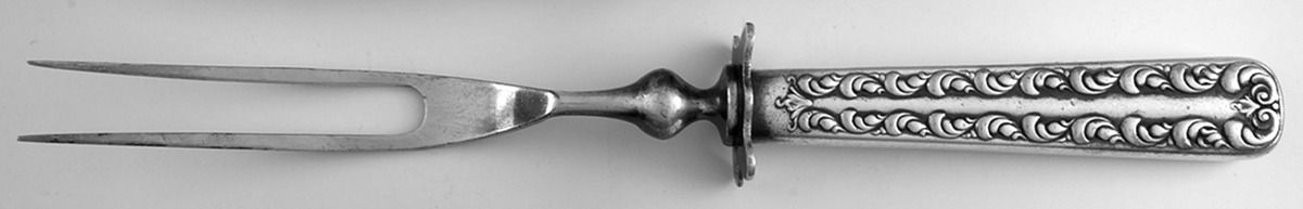 Majestic (Silverplate, 1893) Individual 2-Prong Silverplate Bird Fork by International Silver-1