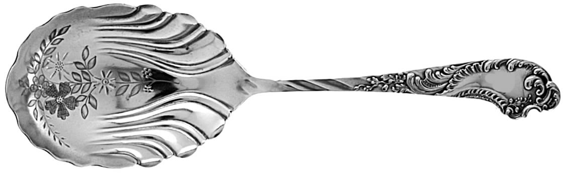 Majestic (Silverplate, 1892) Solid Smooth Casserole Spoon by International Silver-1