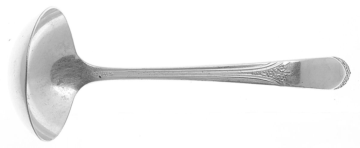 Mary Lou-Devonshire (Silverplate, 1938) Solid Gravy Ladle by International Silver-1