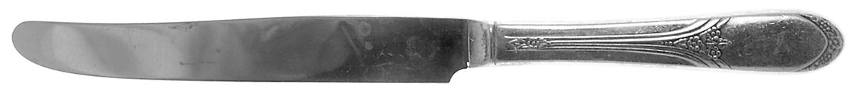 Mary Lou-Devonshire (Silverplate, 1938) New French Hollow Knife with Pinched Handle by International Silver-1