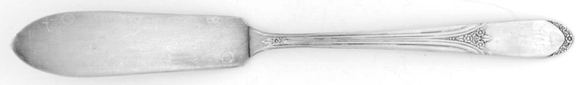 Mary Lou-Devonshire (Silverplate, 1938) Flat Handle Master Butter Knife by International Silver-1