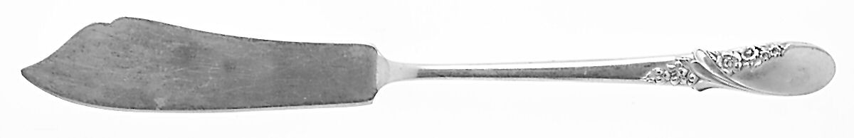 May Melody (Sterling, 1952) Flat Handle Master Butter Knife by International Silver-1