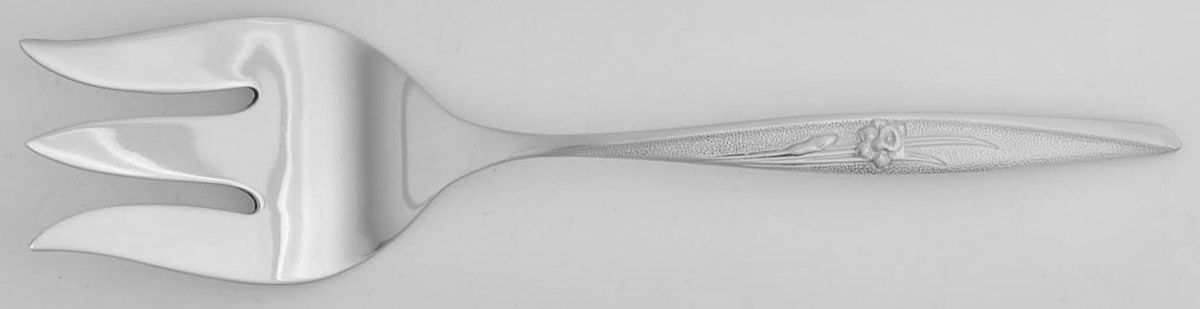 Mamsell (Stainless) Medium Solid Cold Meat Serving Fork by International Silver-1